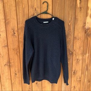 Zara Navy Mohair Sweater (L)